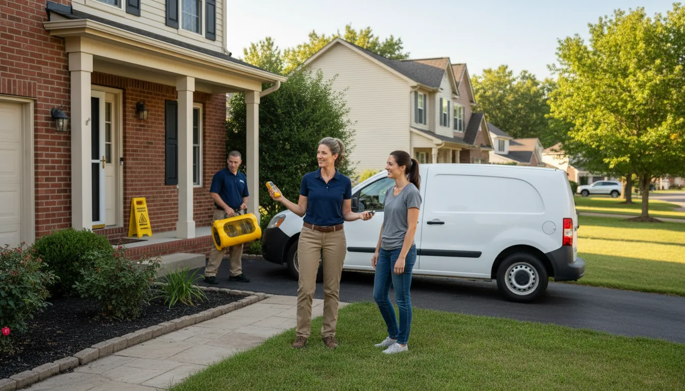 Residential water damage restoration in Hayden, CO